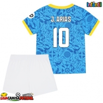 Camisa de Futebol Wolves Jhon Arias #10 Equipamento Alternativo Infantil 2025-26 Manga Curta (+ Calças curtas)